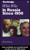 Cover image for Who's Who in Russia since 1900